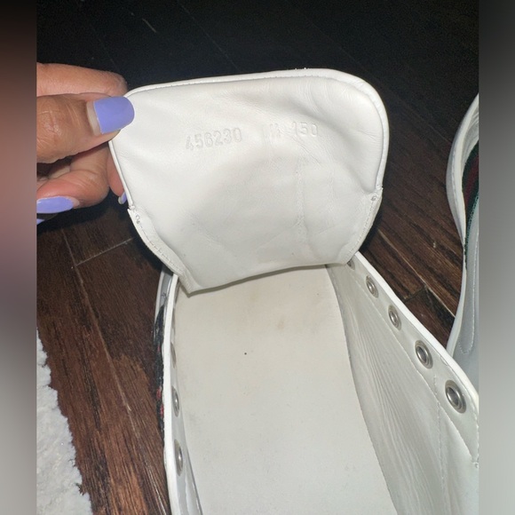 Gucci Ace Embroidered Leather Snake Sneaker 2016 8.5US - Picture 4 of 8